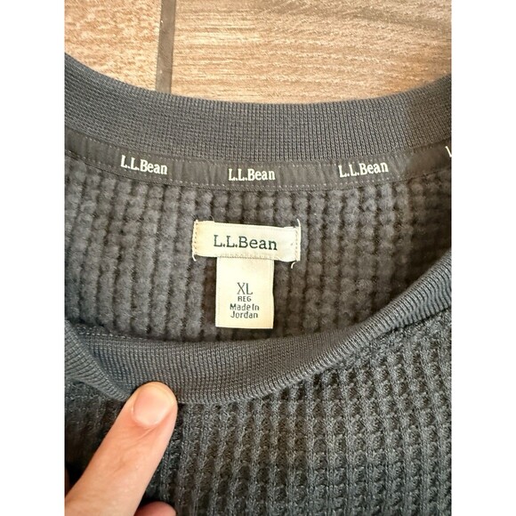 LL Bean Womens Birchwood Brushed Waffle Top Size XL Lot Of 3 Crewneck LNC - Picture 10 of 12